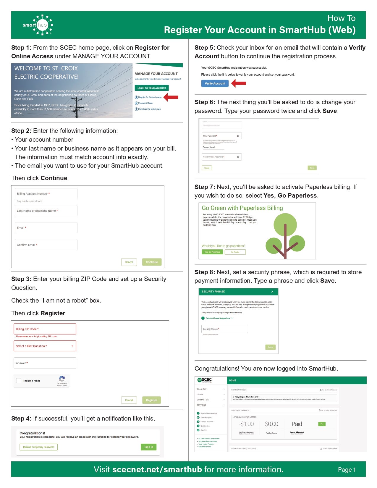 How to Register on SmartHub