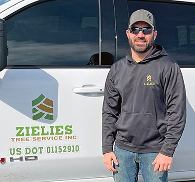 Jake of Zielies Tree Service
